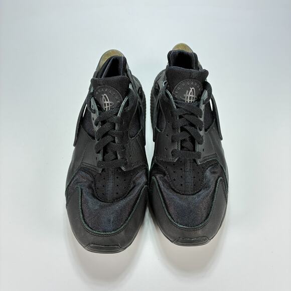Nike Air Huarache Black Lightweight Lace Up Running Shoes DH4439-001 Womens Sz 9 - Picture 3 of 12